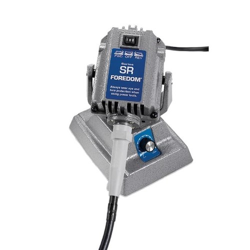 Kit elettroutensili rotativi montati su base industriale con cavo 1,7 Amp 1/6 HP e giogo - Foto 4 di 7