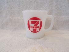 Fire-King OH THANK HEAVEN FOR 7-11 Convenience Food Store Advertising Coffee Mug