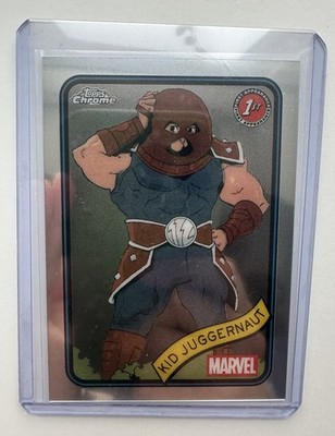 2025 Topps Chrome Marvel Kid Juggernaut #60 Base Card 1st First Appearance X-Men