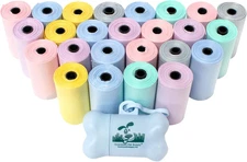 Scented Poop Bags for Dogs with Dispenser, 500 Count - Leak-Proof Dog Waste Bags