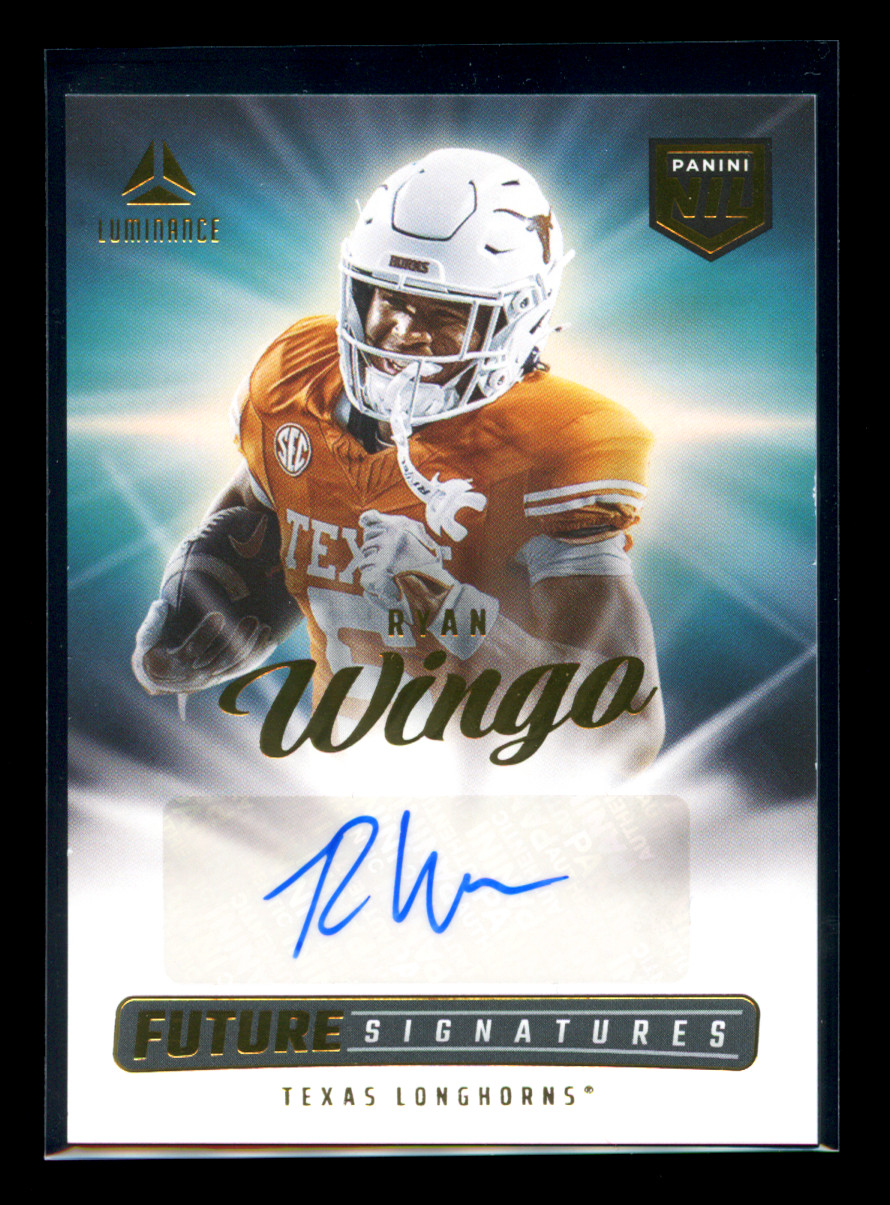 2025 Panini Luminance - Ryan Wingo - NIL Future Signatures Auto - Longhorns