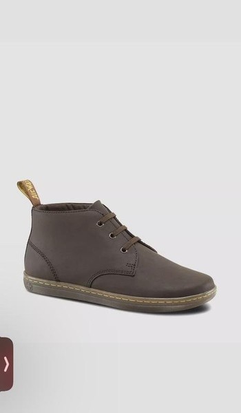 Men Dr. Martens Boots Brown Leather 45 #3K7D