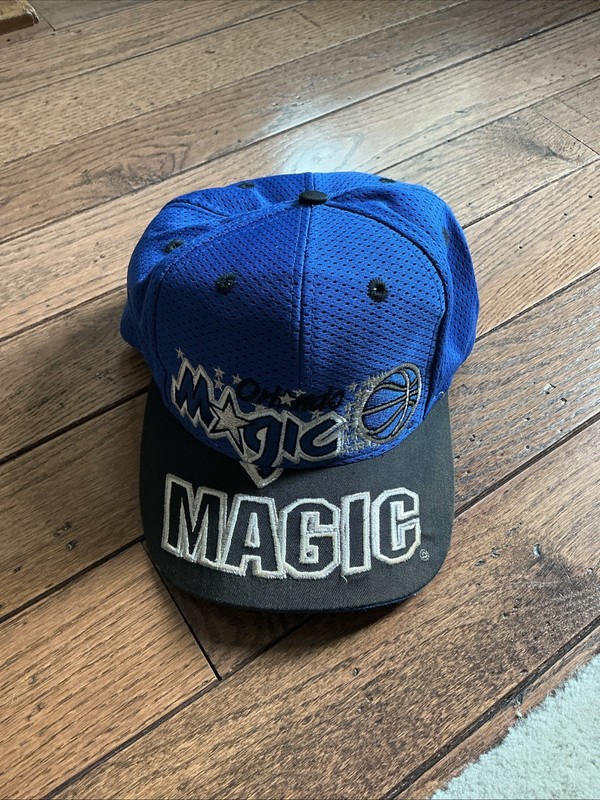 Vintage Orlando Magic Snapback Hat Collector 3091 of 6000 Blk & Blue