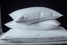 Premium Goose Down Soft Pillow - 100 Cotton, Standard Size 20x26 Inch-Free Ship