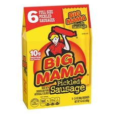 Penrose Big Mama Pickled Sausages, 2.4 oz., 6 Pack