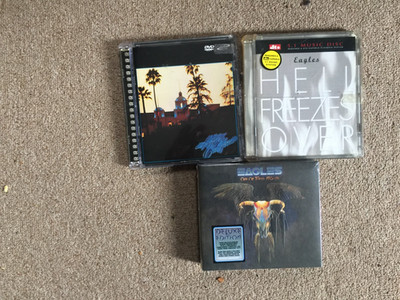 eagles one these nights 3cd+blu-ray hotel california dvd-a hell freezes..