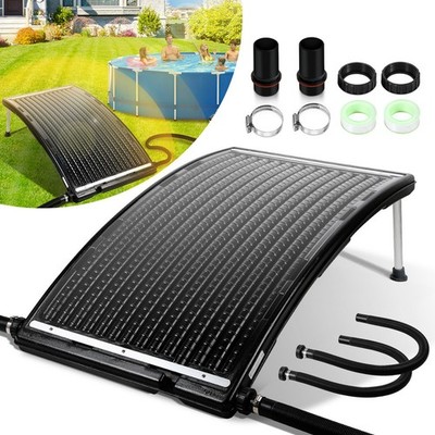 Solarheizung Solarkollektor Solarheizgerät schwarz Poolheizung Pool 15L