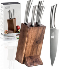 Ceppo per coltelli,  set di coltelli da 5 pezzi Set di coltelli con blocco di le