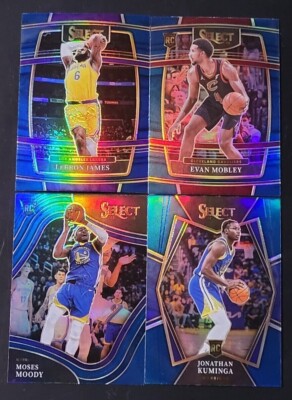 2021-22 Select Basketball BLUE PRIZMS You Pick - 2 Card Minimum