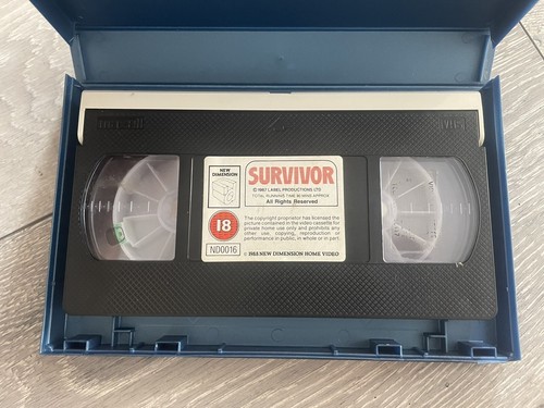SURVIVOR - NEW DIMENSION - BIG BOX - EX RENTAL VHS - Bild 4 von 4