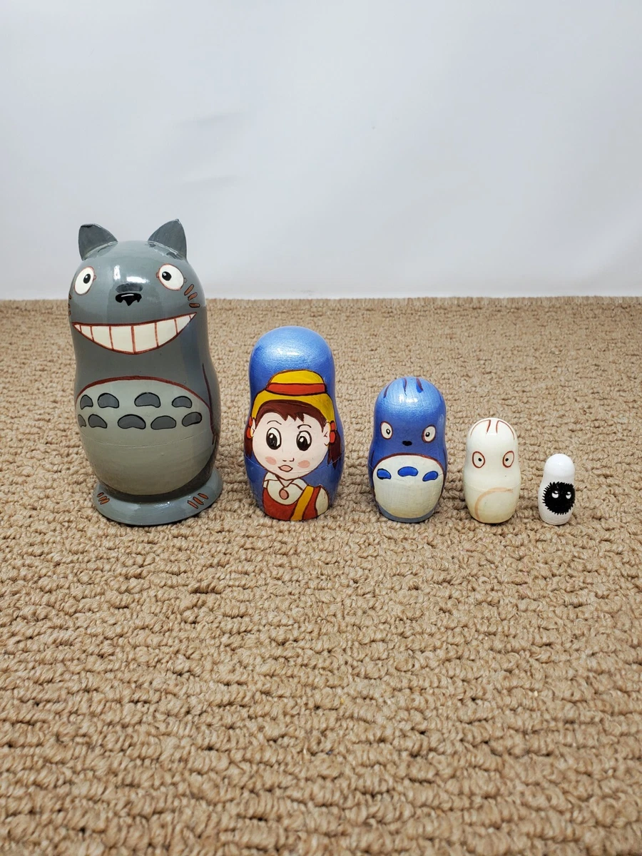 My Neighbor Totoro Nosechara Nesting Stacking Dolls 5 Pcs Set Excellent