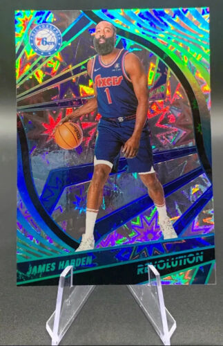 2021-22 James Harden /149 Panini Revolution Impact #18 SSP Philadelphia 76ers