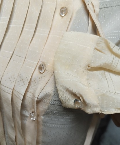 Completo Donna 3 Pezzi Lana e Seta Fantasia Invernale, solo Tg 40it Real Vintage - Picture 37 of 40