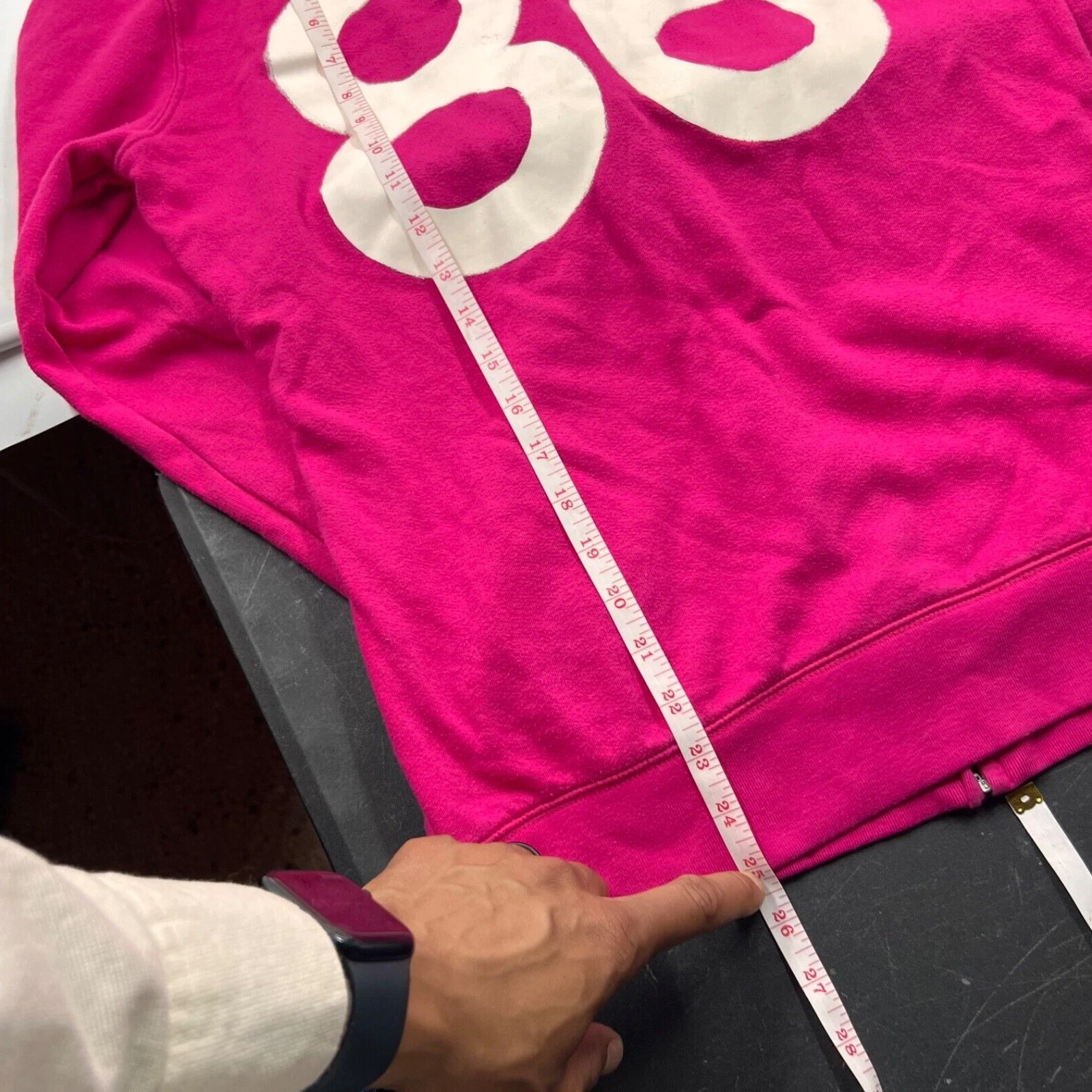UNDERCOVER Felpa con cappuccio rosa Victorias Secret ROSA taglia XS cotone elasticizzato pile