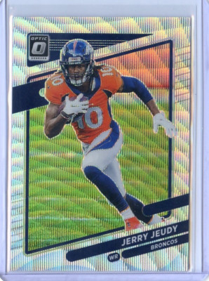 2021 Donruss Optic Football Premium Silver #/299 NO. 27 Jerry Jeudy - Denver Bro