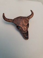 Bull Skull Antique Copper Screw Back Concho 2-1/4" 7574-10