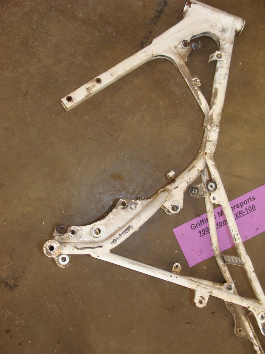 1992 89-01 HONDA XR100R oem straight original frame chassis 1992 89-01 HONDA XR100R oem straight original frame chassis