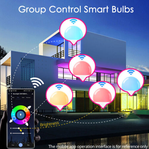 1Pack Smart 18W E27 RGB LED light Bulb Dimmable for Amazon Alexa/Google Home - Picture 8 of 13