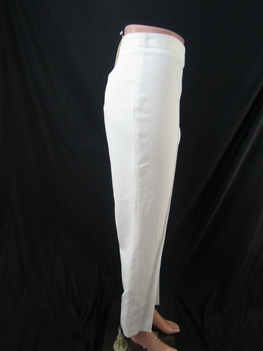 NWT Moschino Cheap+ Chic White Side Zip Pant Size 8/42 | eBay