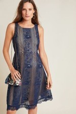 New Anthropologie Georgia Mock-Neck Mini Dress size 2 MSRP: $220