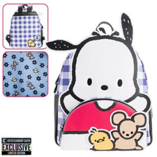 Brand New Sanrio Pochacco Cosplay Plaid Mini-Backpack- EE Exclusive