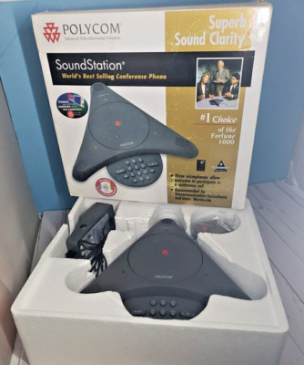 Polycom SoundStation EX System With 3 External Mics 2201-03309-001 - Works Video