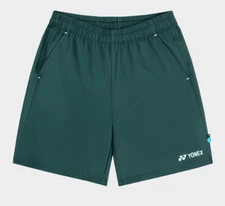 YONEX 2025 Unisex Tennis Shorts Sportswear Pants Training Green NWT 255PH004U