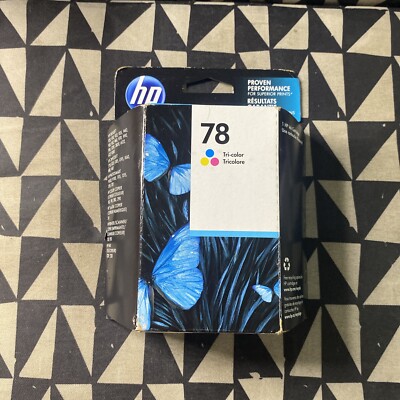 H 78 HP 78 Tri-Color Ink Cartridge C6578DN New Genuine Sealed Box Exp 2017 ...
