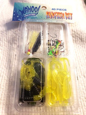 Wahoo Fishing Excitement Panfish Kit Feather jigs, Jigheads & Soft Plastics
