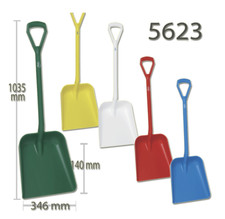 Vikan Shovel Large Lightweight Strong Durable Plastic Rust Proof Food Snow Muck