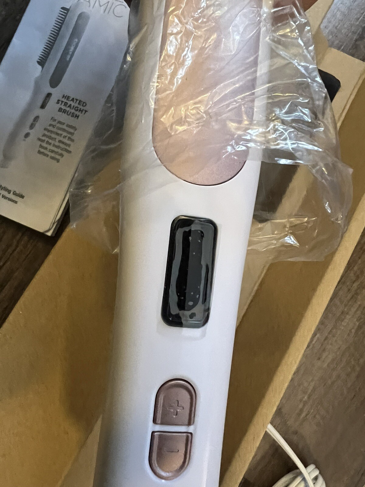 Conair Double Ceramic Heated Straight Brush eBay