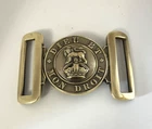 British Solid Brass  Belt Buckle High Quilty