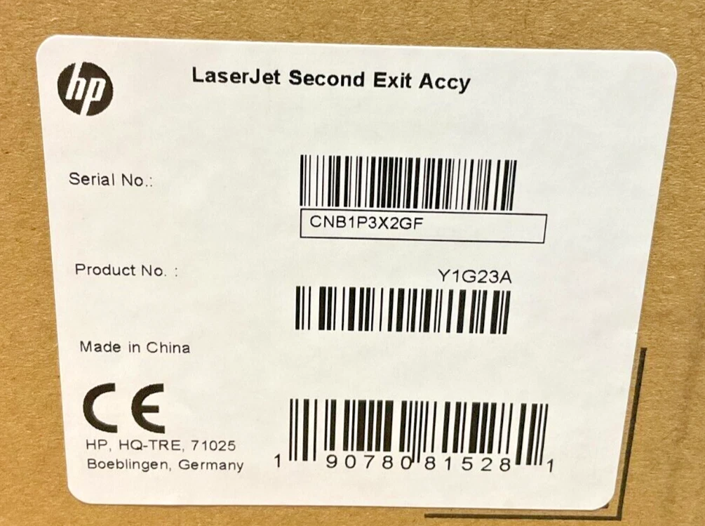 HP LaserJet Second Exit Accessory Tray Y1G23A 