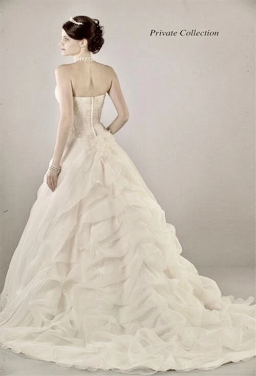 House of Wu Colección Privada Sin Tirantes Vestido de Novia Talla 10 Nuevo Con Etiquetas Foto 2 de 4