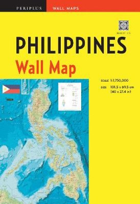 Philippines Wall Map Second Edition: Scale: 1:1,750,000; Unfolds to 40 x 27.5