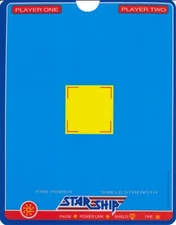 Vectrex Reproduction OVERLAY, OEM Quality - BRAND NEW - Star Ship