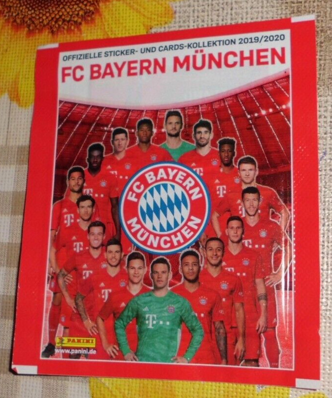 Panini 1 Tüte Bayern München 2019 2020 Bustina Pochette Packet Sticker