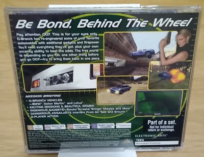 James Bond 007 Racing Sony PlayStation 1 PS1 Collectors Edition