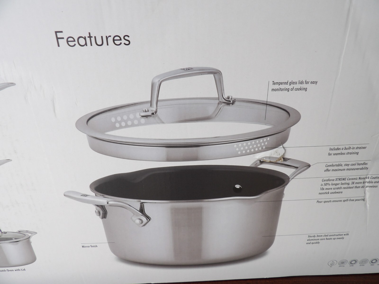 ZWILLING Energy Plus 10pc Stainless Steel Ceramic Nonstick Cookware