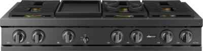 Dacor DTT48T963GM 48'' Natural gas Rangetop, 6 Burner in GRAPHITE STAINLESS STEEL