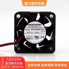 Foxconn PIA040H12N 4028 DC12V 0.49A 4CM 2-Wire PWM Cooling Fan