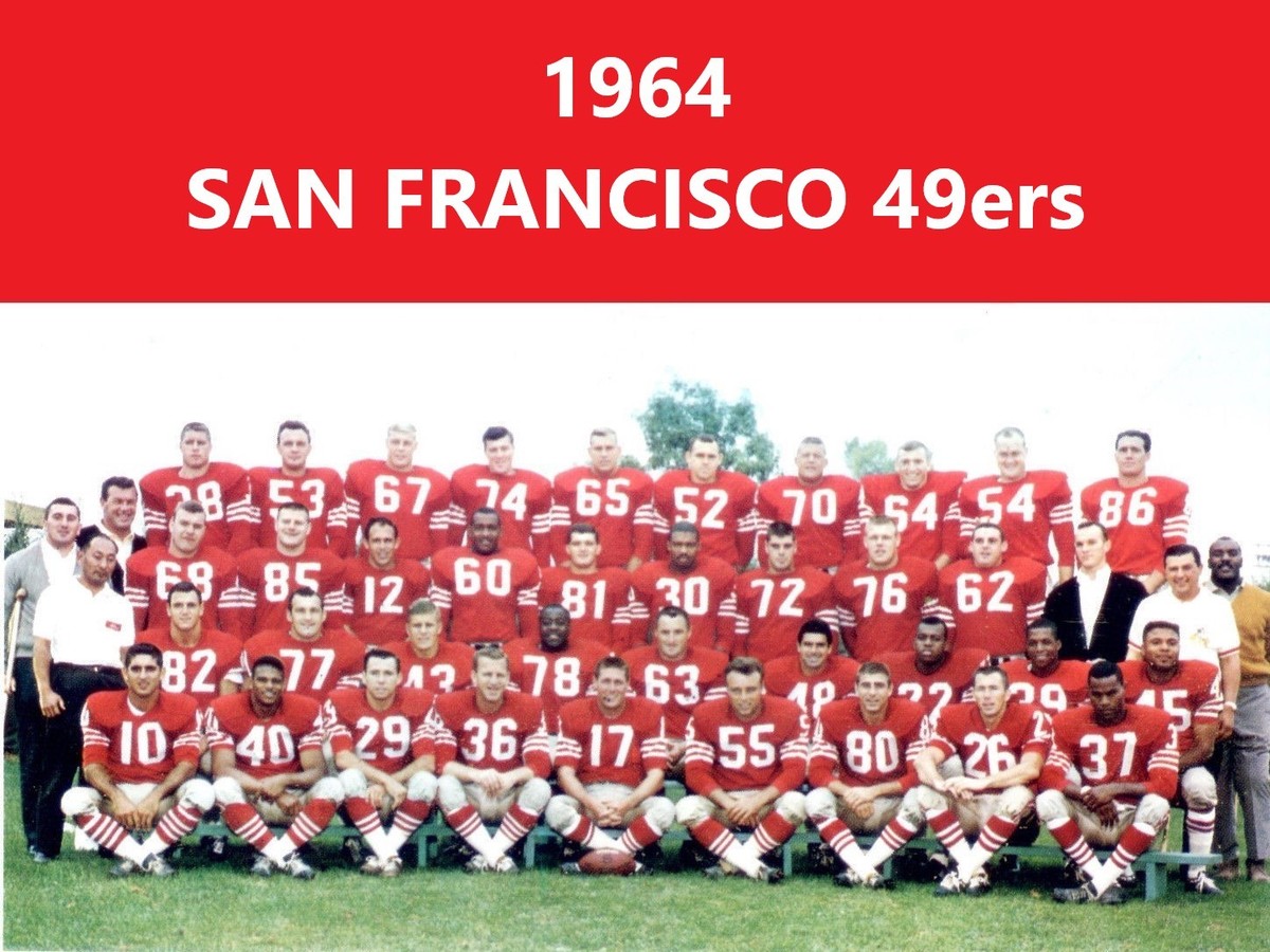 1964 SAN FRANCISCO 49ers 8X10 TEAM PHOTO FOOTBALL PICTURE NINERS