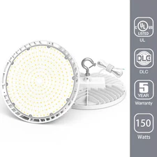 150W LED High Bay Light for Shop Garage Barn Super Bright Low Bay Ceiling Lights