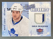 CARLO COLAIACOVO 2008-09 Fleer Ultra Uniformity Jersey