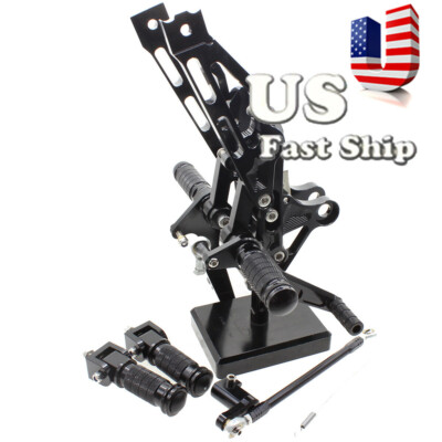 Fit Honda GP Shift GROM MSX125 2012 2013 14-2015 CNC Rearsets Footpegs Foot Peg