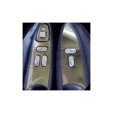 Fits MUSTANG HARDTOP WINDOW SWITCH PLATES CHROME FOR 1994-2004 