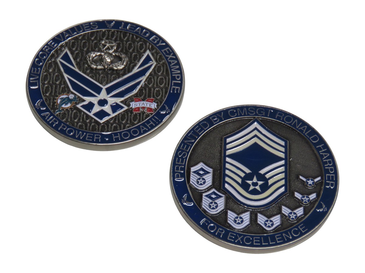 Air Force Air Power Hooah Challenge Coin