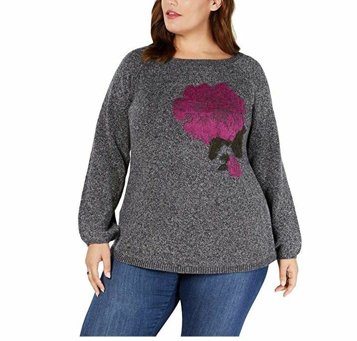 Plus Size Halloween Casual Sweatshirt Women's Plus Skull - Australia