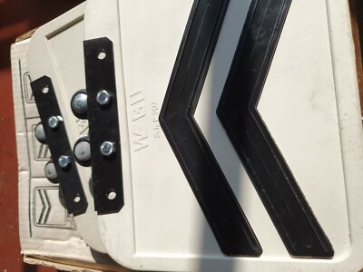 Mudflaps Fiat 600 and Fiat 770 white mudflaps set   