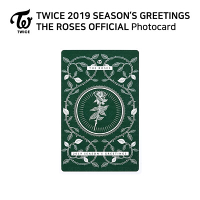 TWICE 2019 Season's Greetings The Roses Official Photocard
